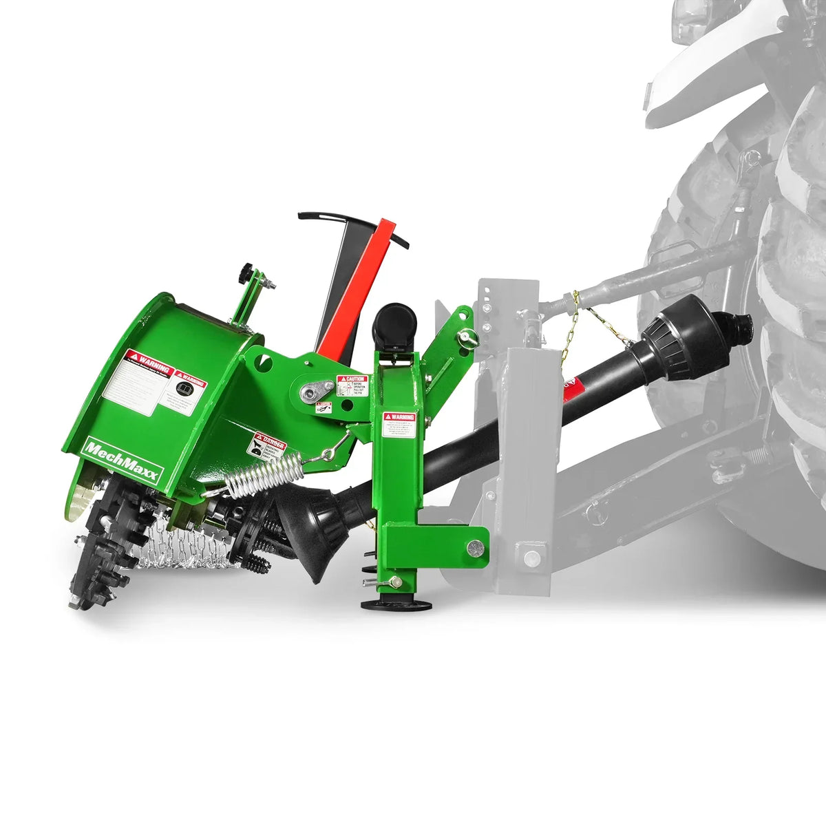 3-Point PTO Stump Grinder & Wood Chipper Bundle; SG24PRO; BX42S; Green