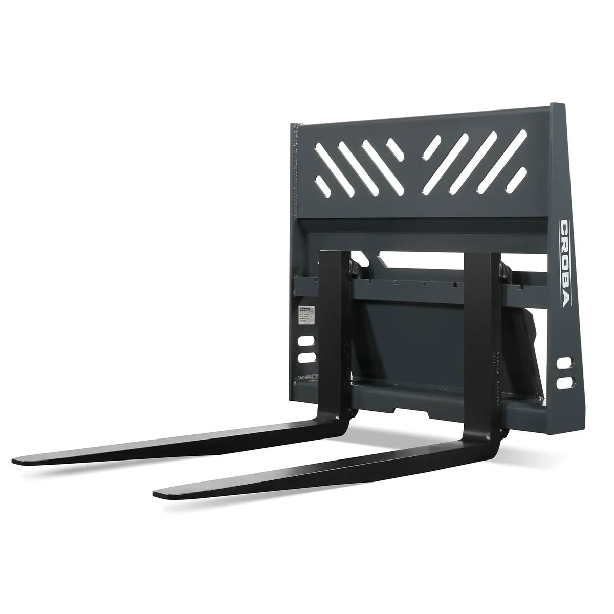 36'' Mini Skid Steer Pallet Fork Frame Attachment,  2204 lb Weight Capacity