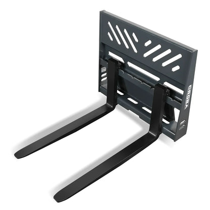 36'' Mini Skid Steer Pallet Fork Frame Attachment,  2204 lb Weight Capacity
