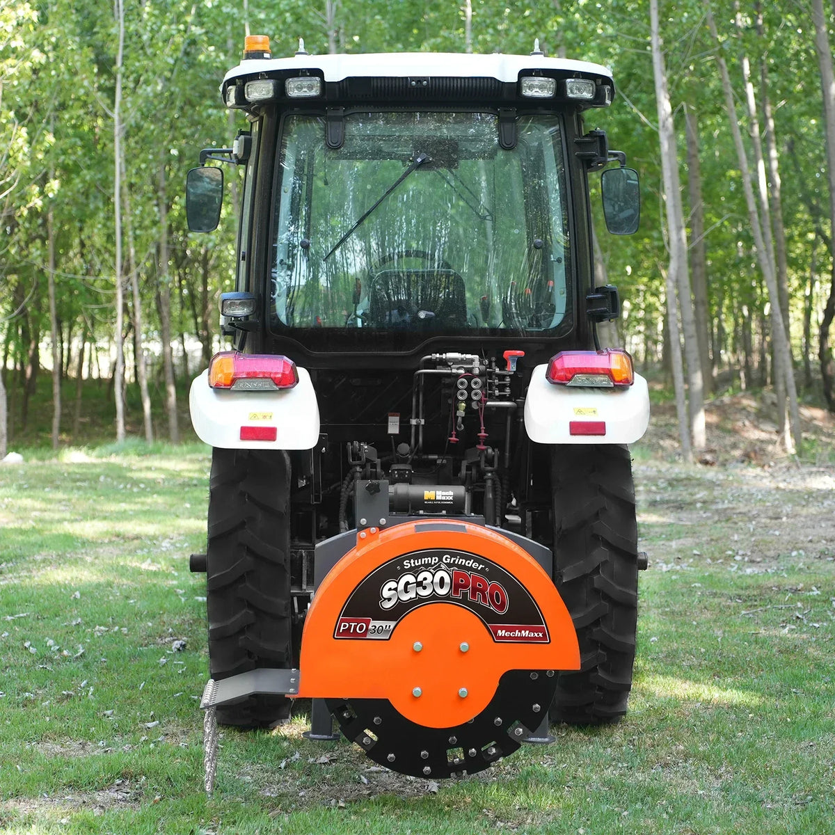 3-Point PTO Stump Grinder,  30 in Flywheel,  40-100HP,  with 44 Carbide Teeth (PTO Shaft Included with Slip Clutch),  SG30PRO