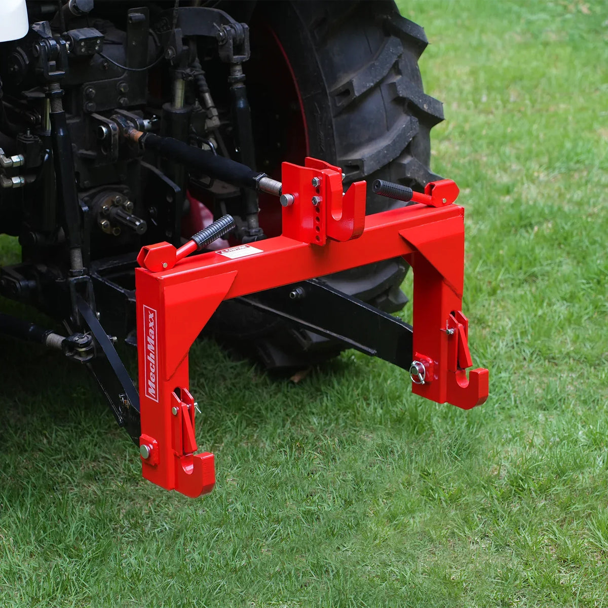 3 Point Quick Hitch Cat 1 for Tractors, Red, QH1R