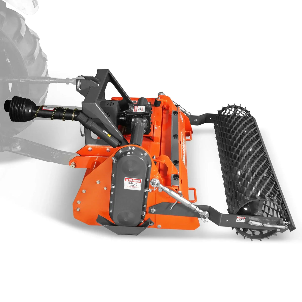 48 in Stone Burier Reverse Rotary Tiller,  3 Point Hitch Cat.1,  Chain Drive,  PTO Shaft Included with Slip Clutch,  20-45 HP,  RSB48