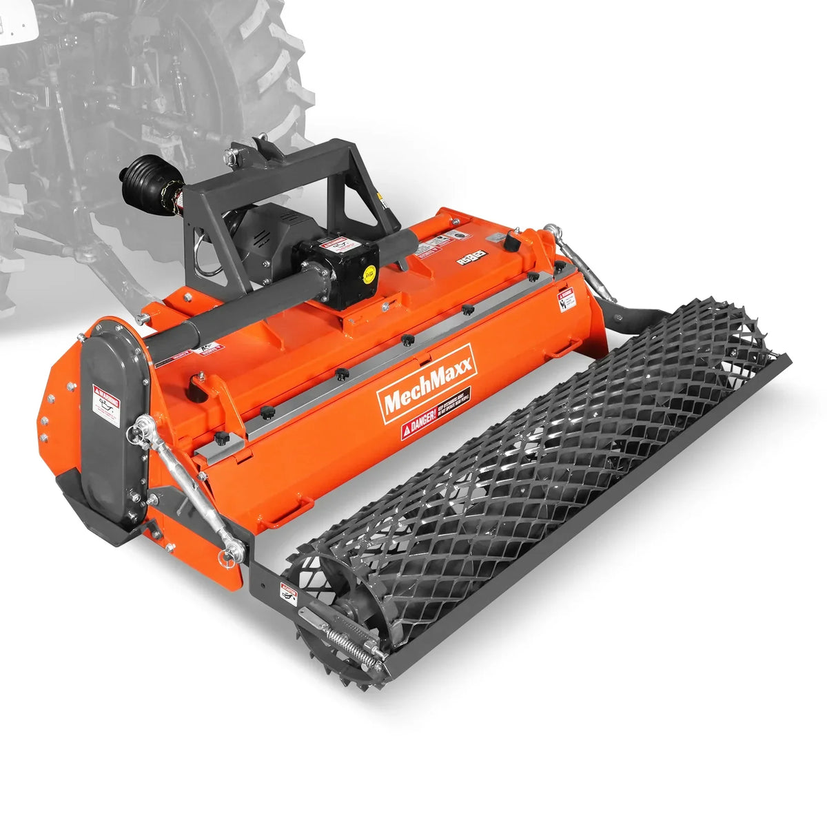 65 in Stone Burier Reverse Rotary Tiller,  3 Point Hitch Cat.1,  Chain Drive,  PTO Shaft Included with Slip Clutch,  30-55 HP,  RSB65