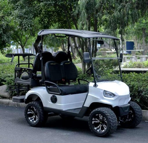 48V Electric Golf Cart 4 Seater Renegade Light Edition Utility Golf UTV – LIGHT EDITION – WHITE