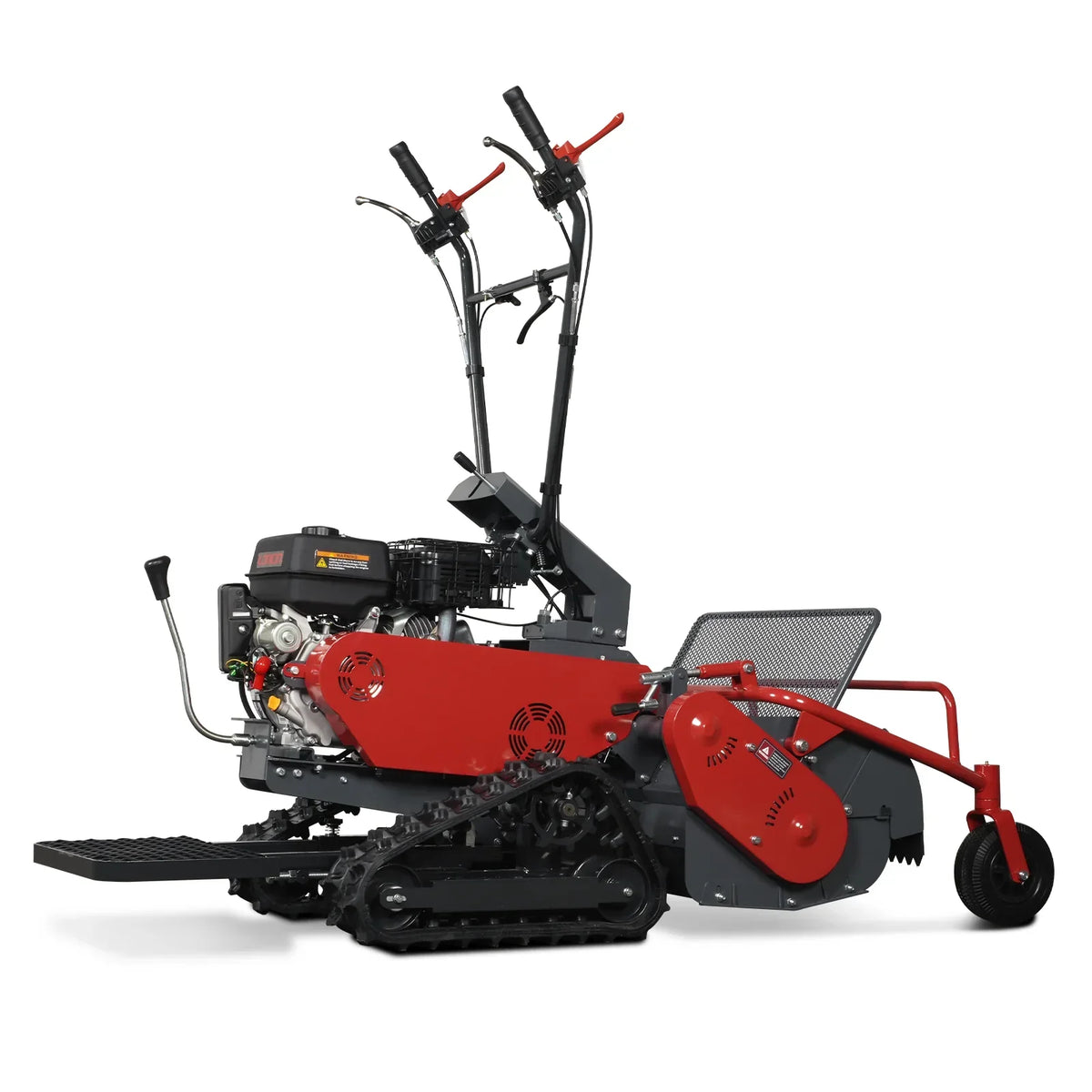 27" Walk Behind Flail Mower,  10HP 302cc,  Self-Propelled,  Tracked,  Electric Start,  SFM27T