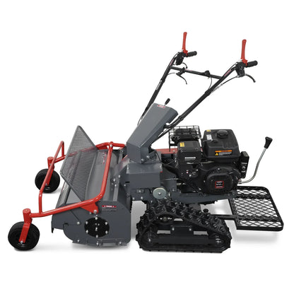 27" Walk Behind Flail Mower,  10HP 302cc,  Self-Propelled,  Tracked,  Electric Start,  SFM27T