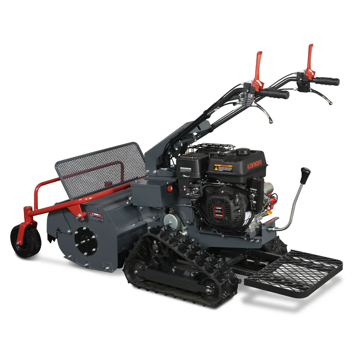 27" Walk Behind Flail Mower,  10HP 302cc,  Self-Propelled,  Tracked,  Electric Start,  SFM27T