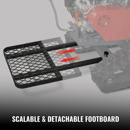 27" Walk Behind Flail Mower,  10HP 302cc,  Self-Propelled,  Tracked,  Electric Start,  SFM27T