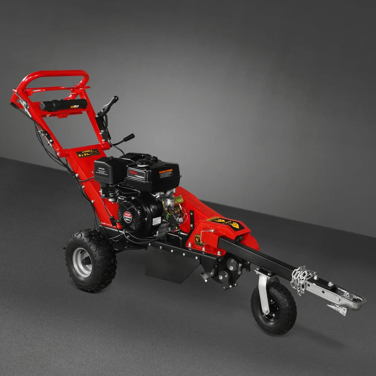 15 inch 15HP 420cc DUCAR E-Start Stump Grinder with Tow Bar,  SG380