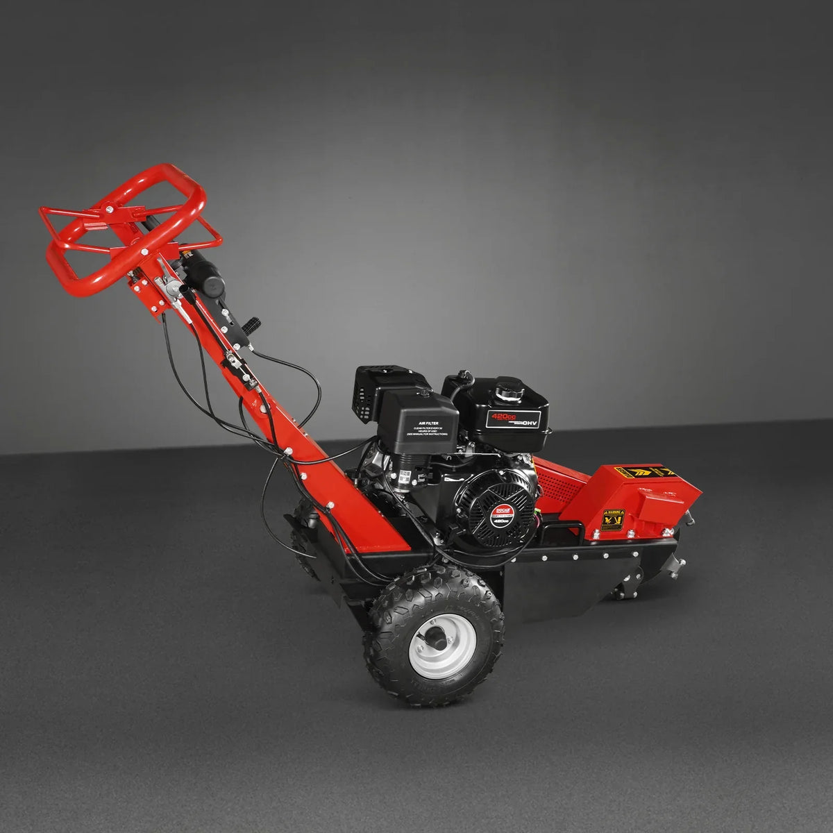 15 inch 15HP 420cc DUCAR E-Start Stump Grinder with Tow Bar,  SG380