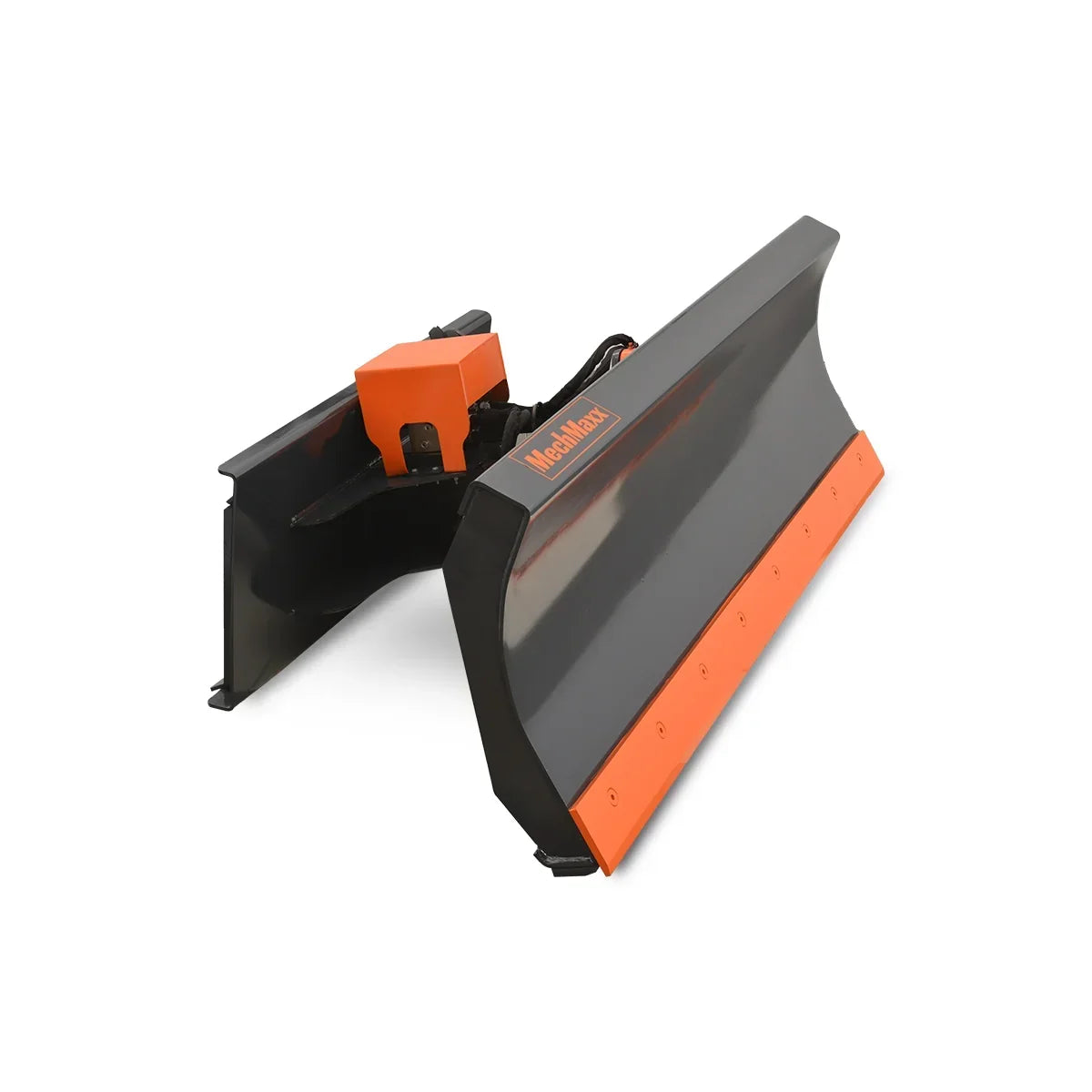 MechMaxx 84" Hydraulic Skid Steer 6 Way Dozer Blade Snow Pusher Attachment, Industrial Series
