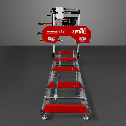 22" Portable Sawmill,  224cc 7HP DUCAR Gasoline Engine,  18" Board Width,  13' Track Length ,  SM-22
