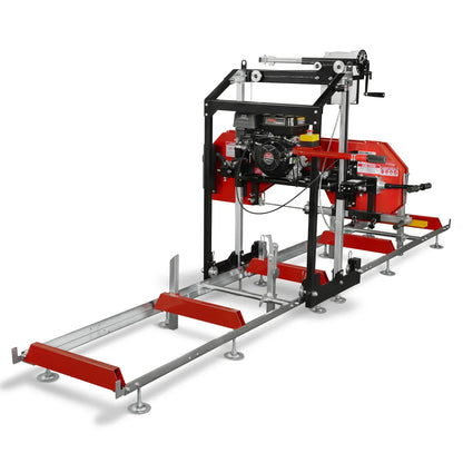 22" Portable Sawmill,  224cc 7HP DUCAR Gasoline Engine,  18" Board Width,  13' Track Length ,  SM-22