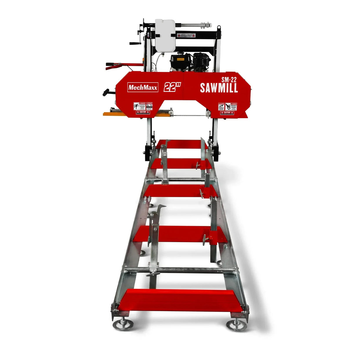 22" Portable Sawmill,  KOHLER 9.5hp 277cc Gasoline Engine,  18" Board Width,  13' Track Length ,  SM-22