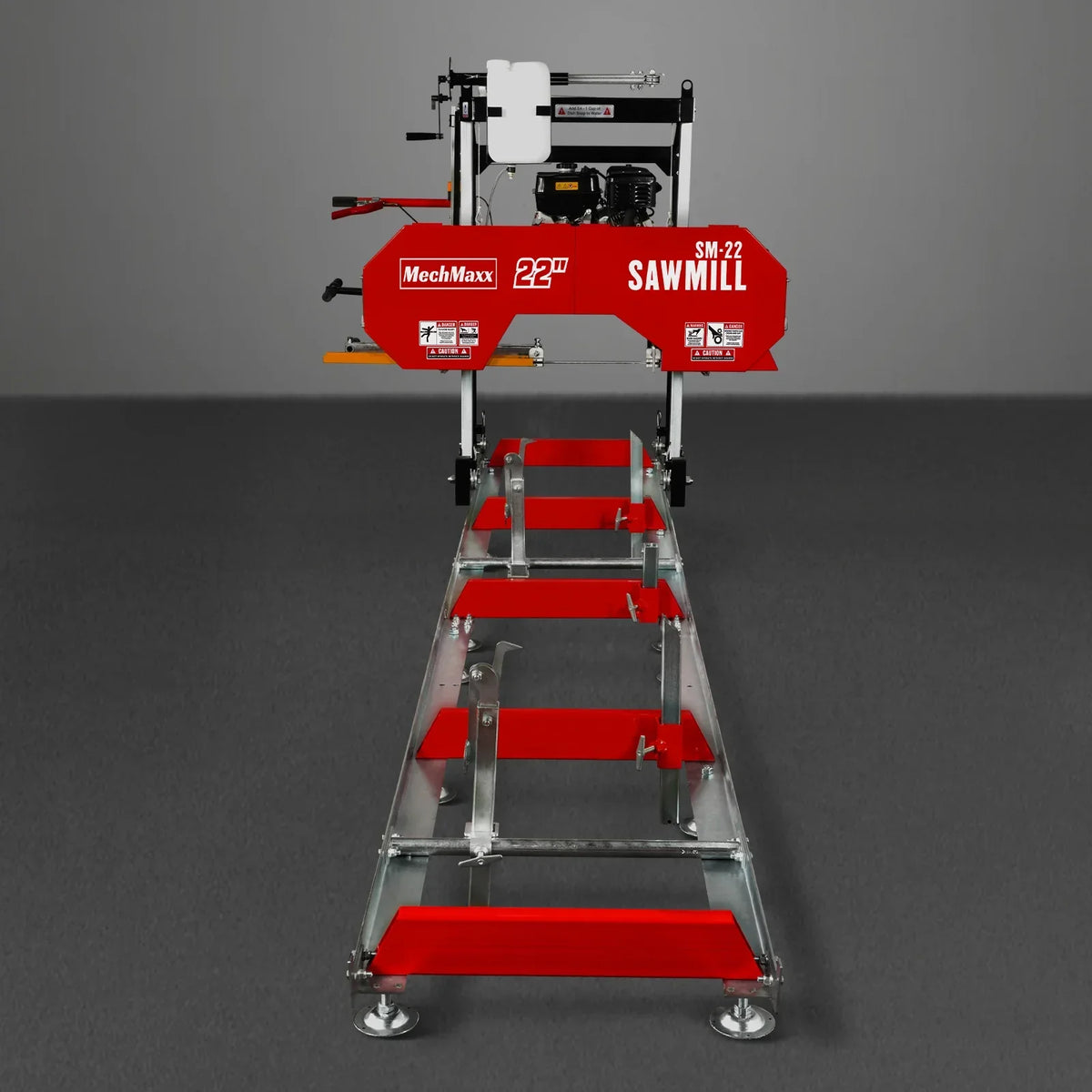 22" Portable Sawmill,  KOHLER 9.5hp 277cc Gasoline Engine,  18" Board Width,  13' Track Length ,  SM-22