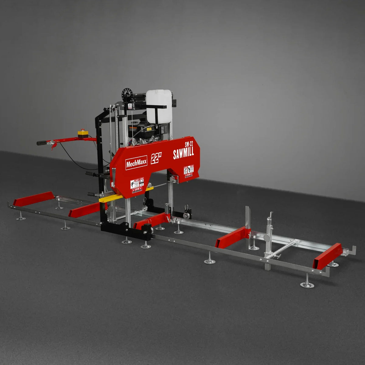 22" Portable Sawmill,  KOHLER 9.5hp 277cc Gasoline Engine,  18" Board Width,  13' Track Length ,  SM-22