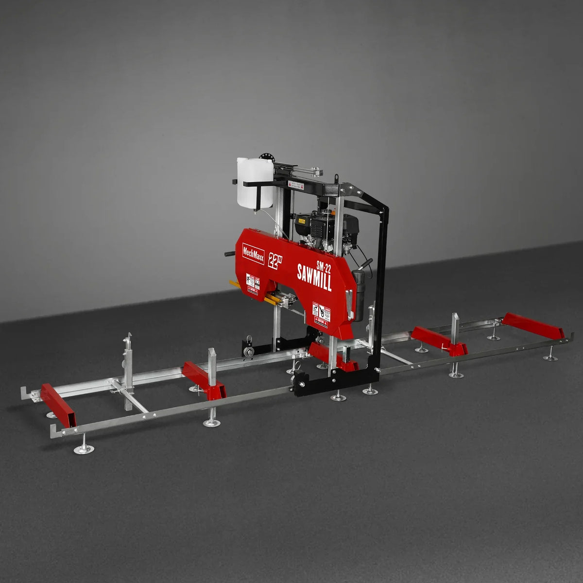 22" Portable Sawmill,  KOHLER 9.5hp 277cc Gasoline Engine,  18" Board Width,  13' Track Length ,  SM-22