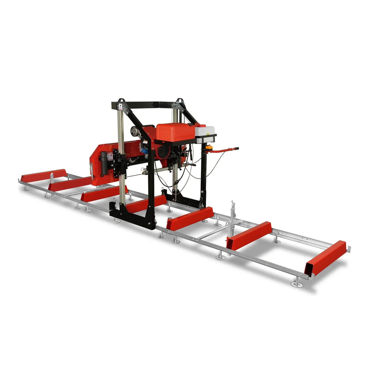 MechMaxx 36" MAX Portable Sawmill,  25HP 688cc HONDA GX690 V-Twin Engine,  35" Board Width,  20' Track Length,  (10 Blades Included) SM36HMAX
