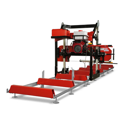 MechMaxx 36" MAX Portable Sawmill,  25HP 688cc HONDA GX690 V-Twin Engine,  35" Board Width,  20' Track Length,  (10 Blades Included) SM36HMAX
