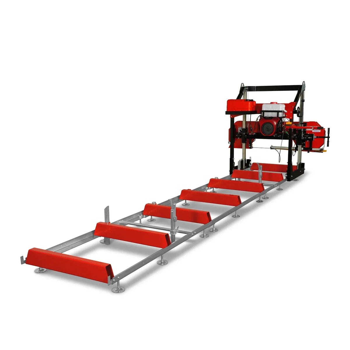 MechMaxx 36" MAX Portable Sawmill,  25HP 688cc HONDA GX690 V-Twin Engine,  35" Board Width,  20' Track Length ( 10 x Blades Included ) SM36HMAX