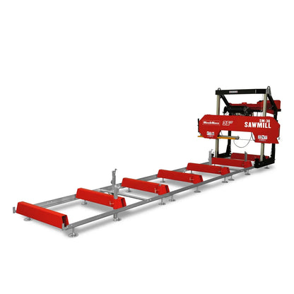 MechMaxx 36" MAX Portable Sawmill,  25HP 688cc HONDA GX690 V-Twin Engine,  35" Board Width,  20' Track Length,  (10 Blades Included) SM36HMAX