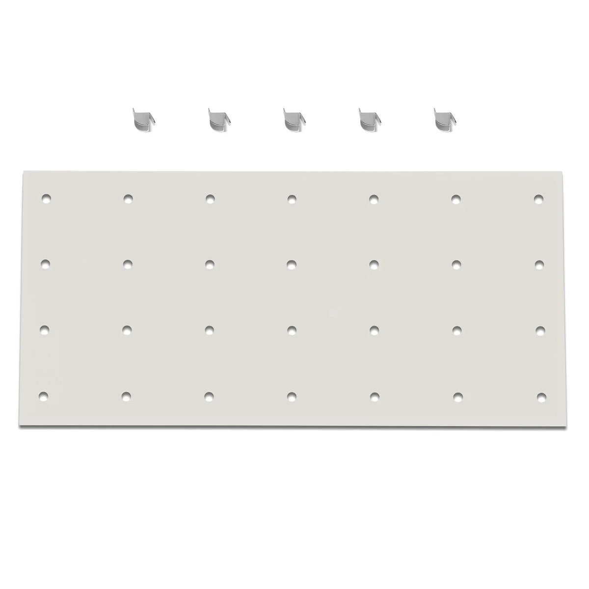 ( 1 Pack / 1 Pcs ) Shelf with 5 Pcs Clips, 1430L Cabinet, White (for SKU:203004W, 203008W, 203009W)