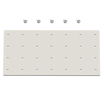 ( 1 Pack / 1 Pcs ) Shelf with 5 Pcs Clips, 1430L Cabinet, White (for SKU:203004W, 203008W, 203009W)