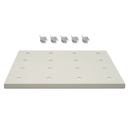 ( 1 Pack / 1 Pcs ) Shelf with 5 Pcs Clips, 210L Cabinet, White (for SKU:203012W, 203013W)
