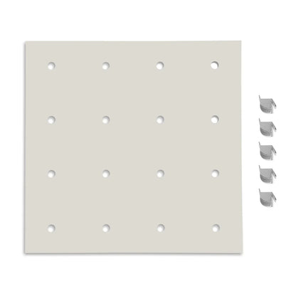 ( 1 Pack / 1 Pcs ) Shelf with 5 Pcs Clips, 210L Cabinet, White (for SKU:203012W, 203013W)