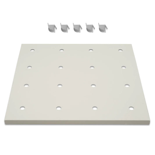 ( 1 Pack / 1 Pcs ) Shelf with 5 Pcs Clips, 210L Cabinet, White (for SKU:203012W, 203013W)