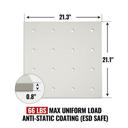 ( 1 Pack / 1 Pcs ) Shelf with 5 Pcs Clips, 210L Cabinet, White (for SKU:203012W, 203013W)