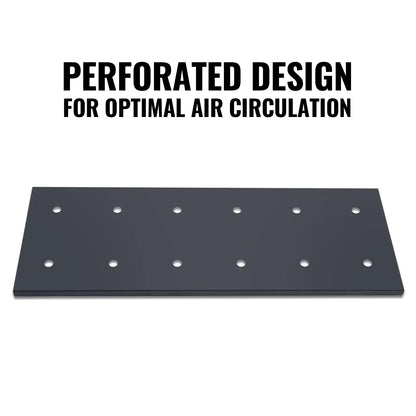 ( 1 Pack / 1 Pcs ) Shelf with 5 Pcs Clips, 320L Cabinet, Black (for SKU: 203001, 203005)