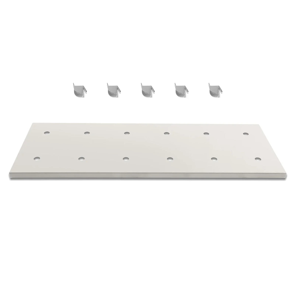 ( 1 Pack / 1 Pcs ) Shelf with 5 Pcs Clips, 320L Cabinet, White (for SKU: 203001W, 203005W)