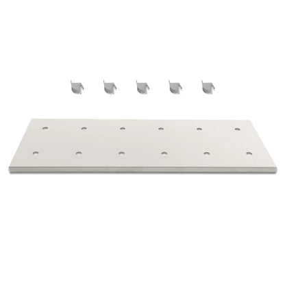 ( 1 Pack / 1 Pcs ) Shelf with 5 Pcs Clips, 320L Cabinet, White (for SKU: 203001W, 203005W)