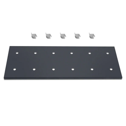 ( 1 Pack / 1 Pcs ) Shelf with 5 Pcs Clips, 320L Cabinet, Black (for SKU: 203001, 203005)