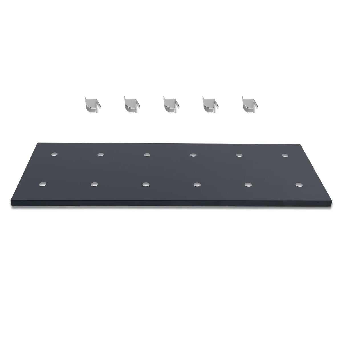 ( 1 Pack / 1 Pcs ) Shelf with 5 Pcs Clips, 320L Cabinet, Black (for SKU: 203001, 203005)