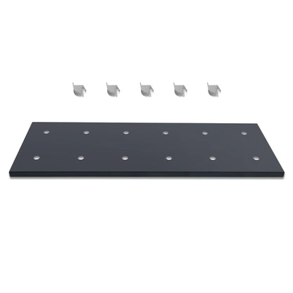 ( 1 Pack / 1 Pcs ) Shelf with 5 Pcs Clips, 320L Cabinet, Black (for SKU: 203001, 203005)