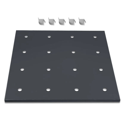 ( 1 Pack / 1 Pcs ) Shelf with 5 Pcs Clips, 540/730L Cabinet, Black (for SKU:203002, 203010, 203006, 203011)