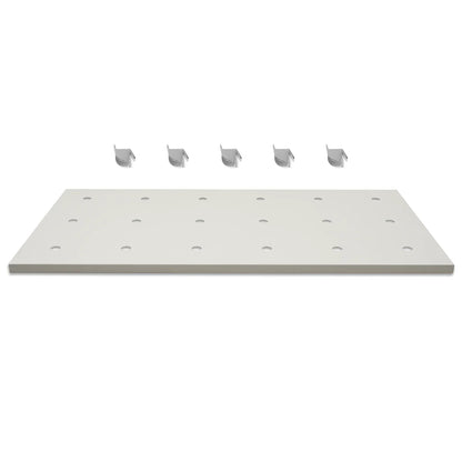 ( 1 Pack / 1 Pcs ) Shelf with 5 Pcs Clips, 880L Cabinet, White (for SKU:203003W, 203007W)