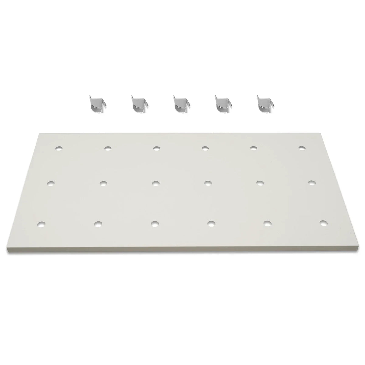 ( 1 Pack / 1 Pcs ) Shelf with 5 Pcs Clips, 880L Cabinet, White (for SKU:203003W, 203007W)
