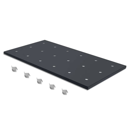( 1 Pack / 1 Pcs ) Shelf with 5 Pcs Clips, 880L Cabinet, Black (for SKU:203003, 203007)