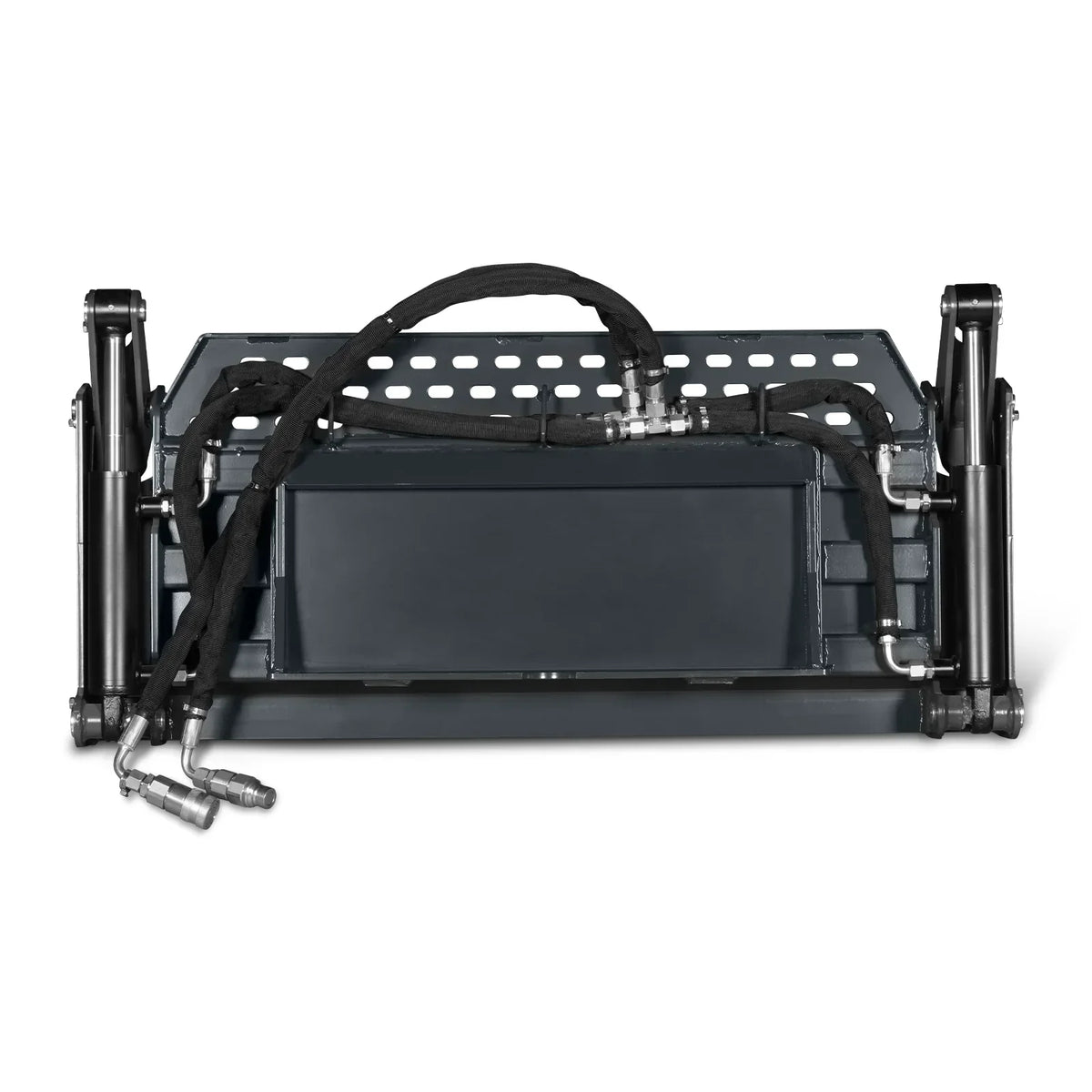 44" 4-In-1 Combo Mini Skid Steer Bucket Attachment With Quick Attach,  Universal Mount