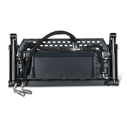 44" 4-In-1 Combo Mini Skid Steer Bucket Attachment With Quick Attach,  Universal Mount