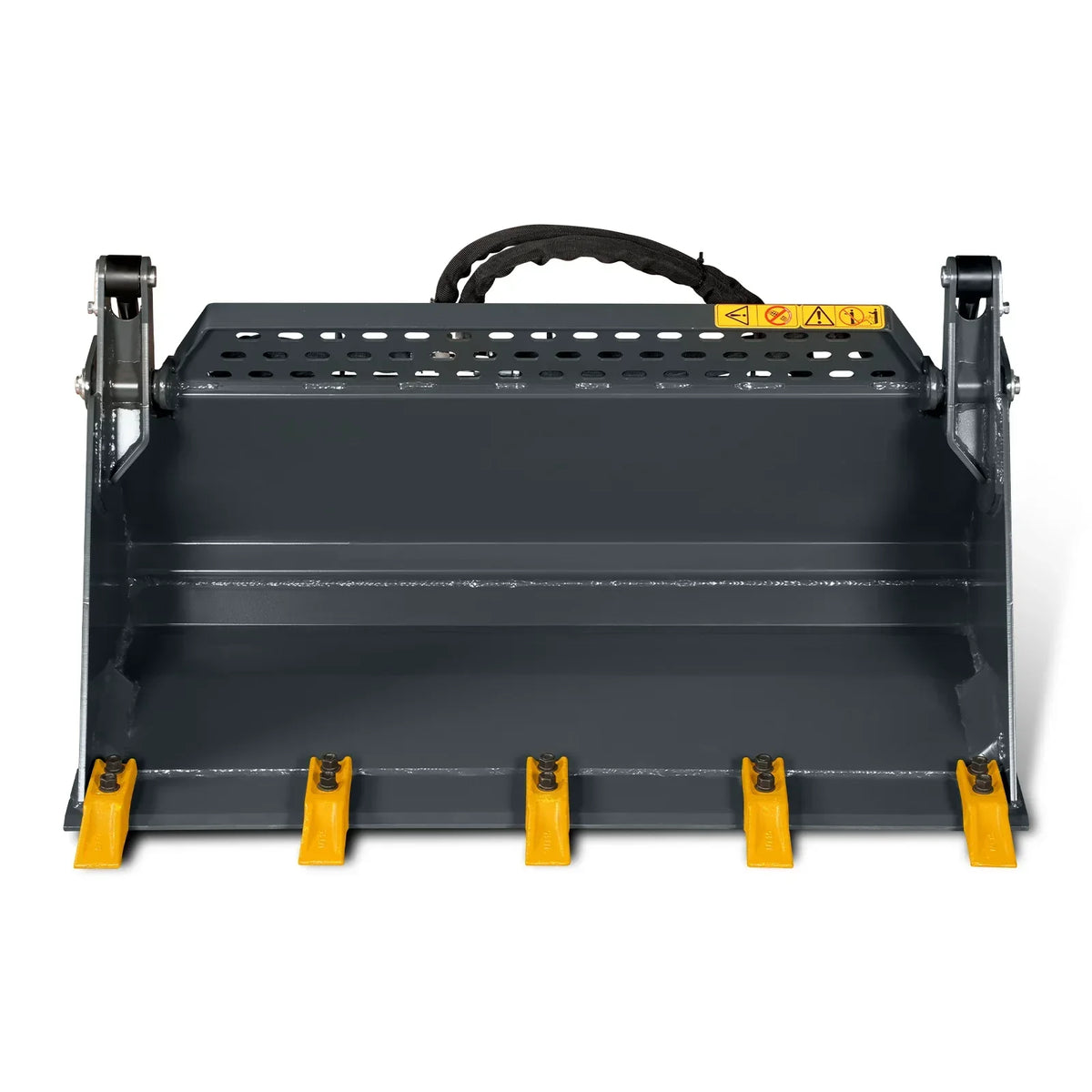 44" 4-In-1 Combo Mini Skid Steer Bucket Attachment With Quick Attach,  Universal Mount