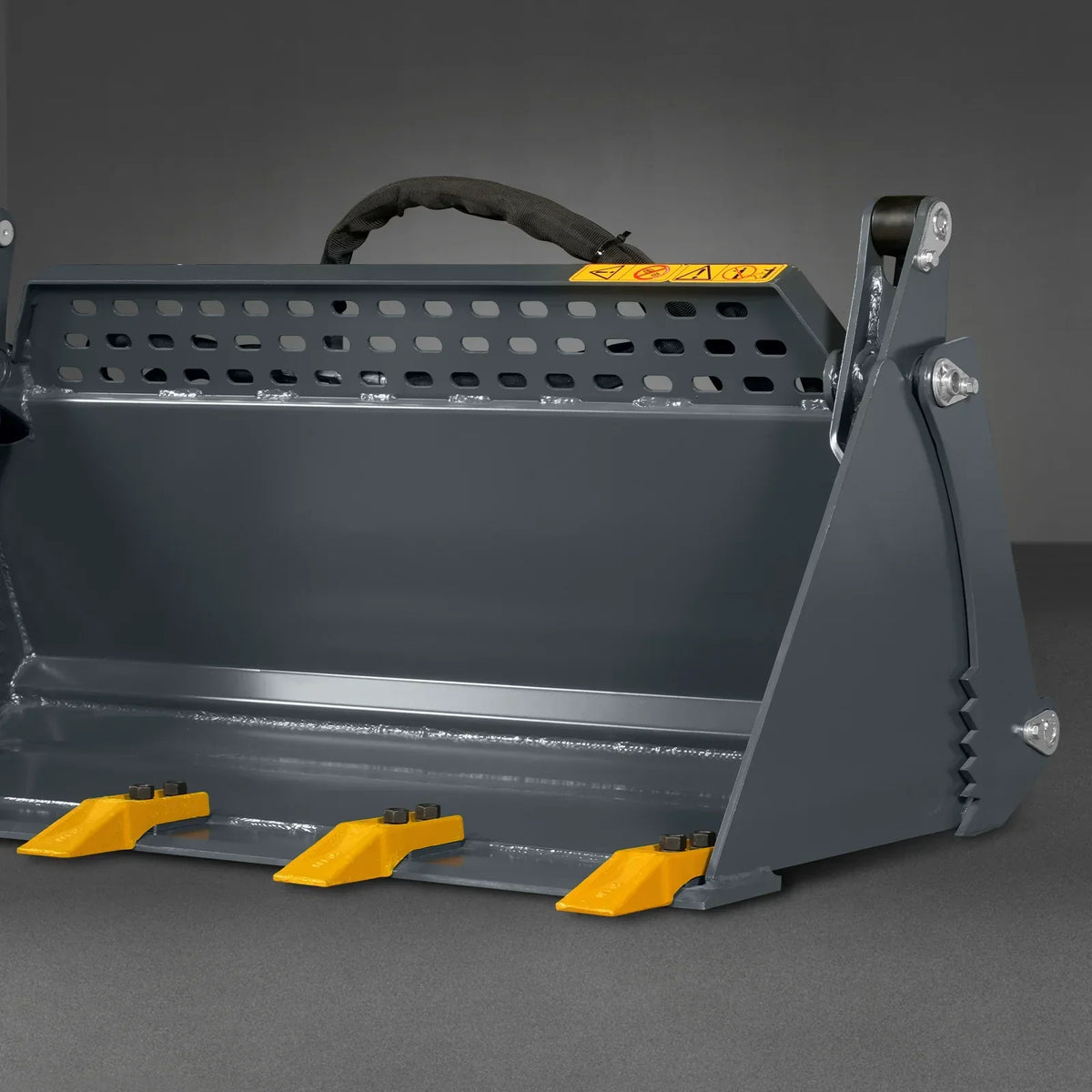 44" 4-In-1 Combo Mini Skid Steer Bucket Attachment With Quick Attach,  Universal Mount
