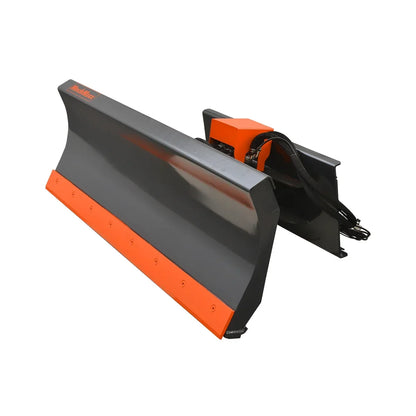 MechMaxx 84" Hydraulic Skid Steer 6 Way Dozer Blade Snow Pusher Attachment, Industrial Series