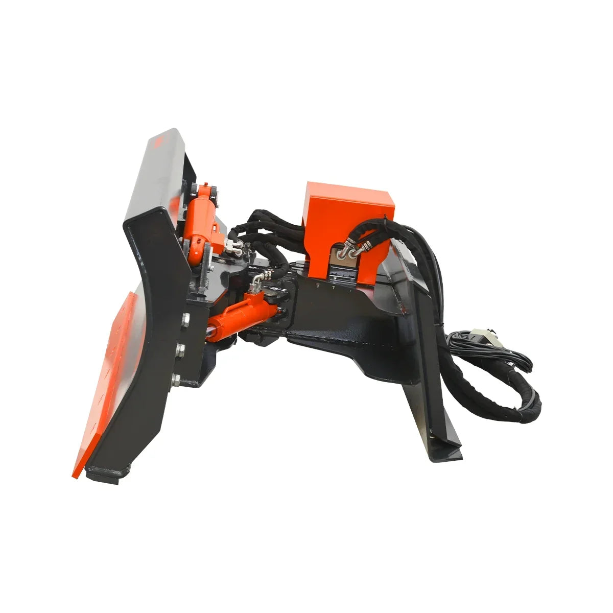 MechMaxx 60" Hydraulic Skid Steer 6 Way  Dozer Blade Snow Pusher Attachment, Industrial Series
