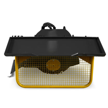 Stump Grinder Attachment for Skid Steer Loader With 34 Carbide Teeth, 18-23 GPM, SG61