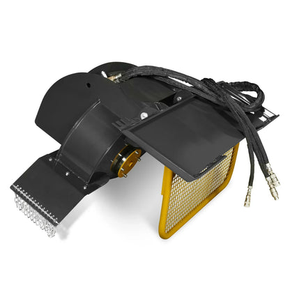 Stump Grinder Attachment for Skid Steer Loader With 34 Carbide Teeth, 18-23 GPM, SG61
