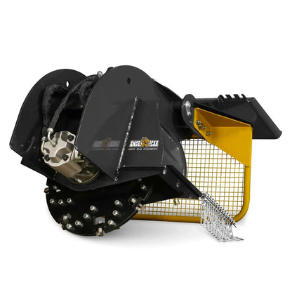 Stump Grinder Attachment for Skid Steer Loader With 34 Carbide Teeth, 18-23 GPM, SG61